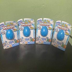 Zuru Smashers frozen Dino egg lot 4